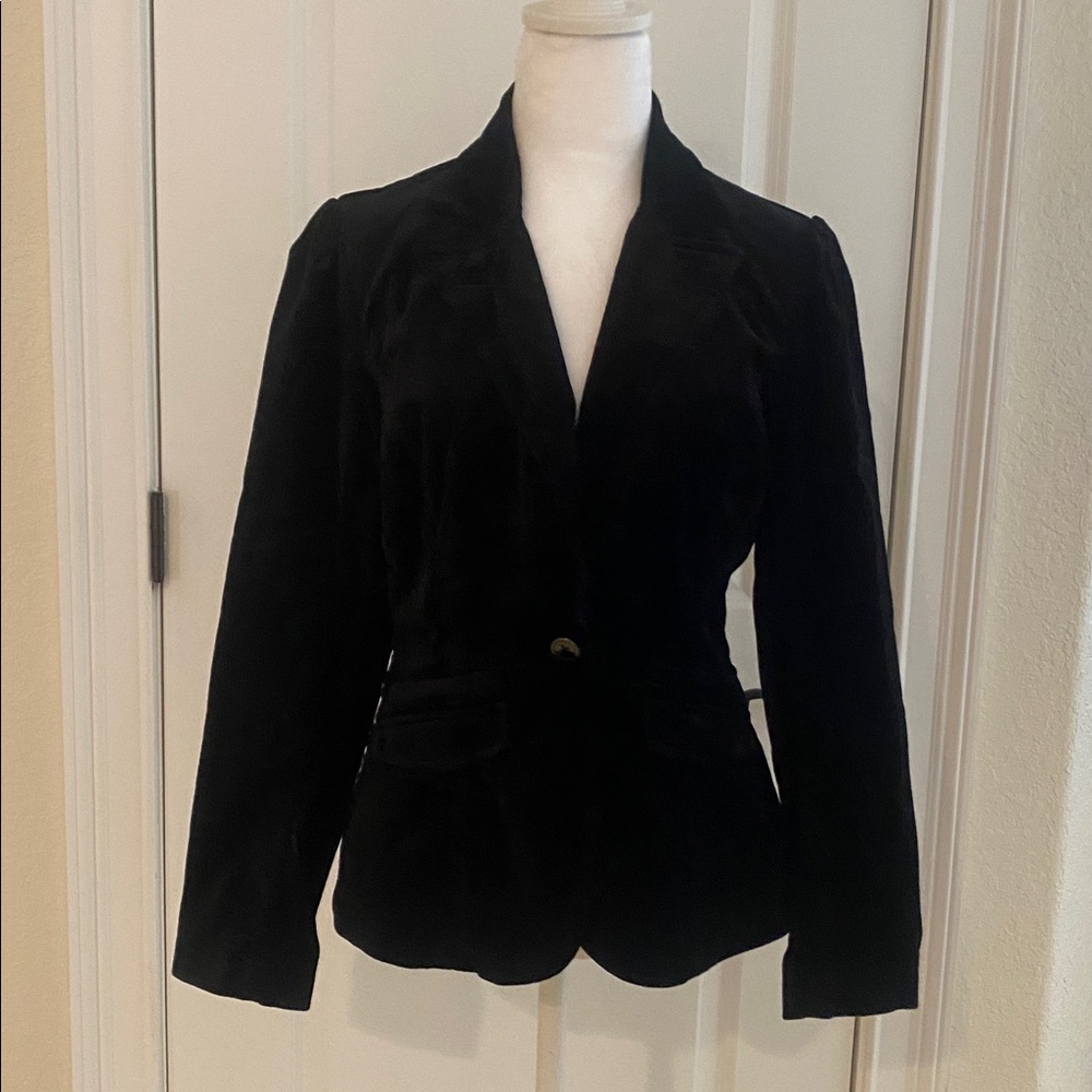 White House Black Market Velvet Blazer